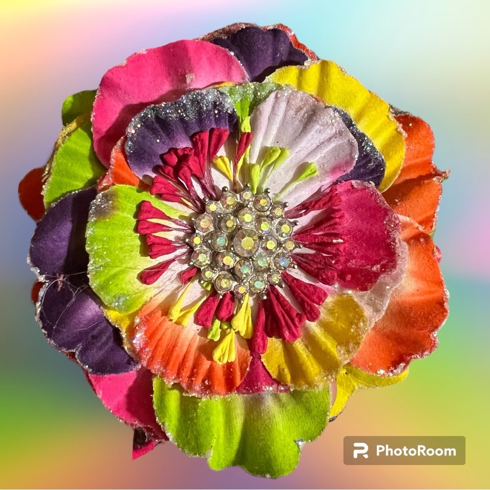 🌈Tieks Rainbow Flower Topper🌈